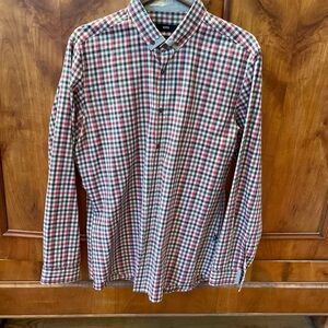 Hugo Boss Men's Multicolor Checkered Shirt